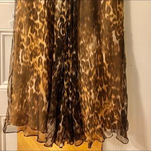 Cheetah print cocktail dress